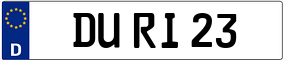 Truck License Plate
